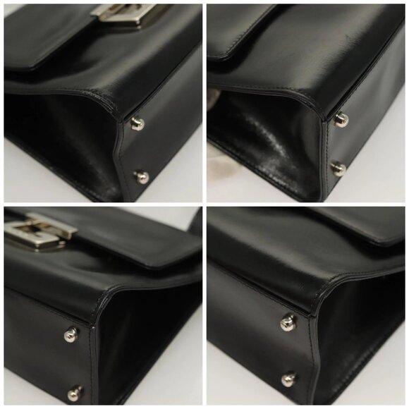 GUCCI Shoulder Bag Leather Black Silver 007 2023 - Picture 16 of 16